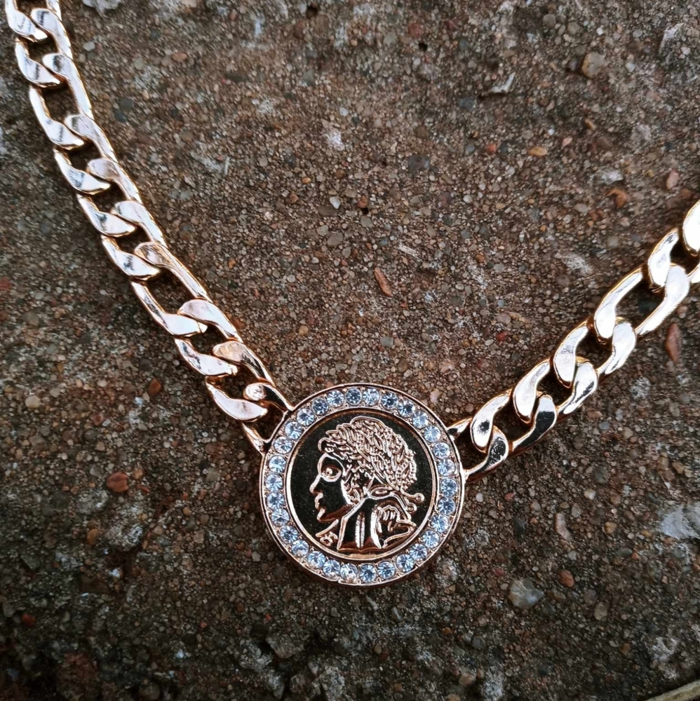 💫🌼Aldo Choker 💛Coin💎 Necklace - Picture 2 of 8